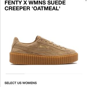 NWT Puma Suede creeper shoes by Rihanna Fenty